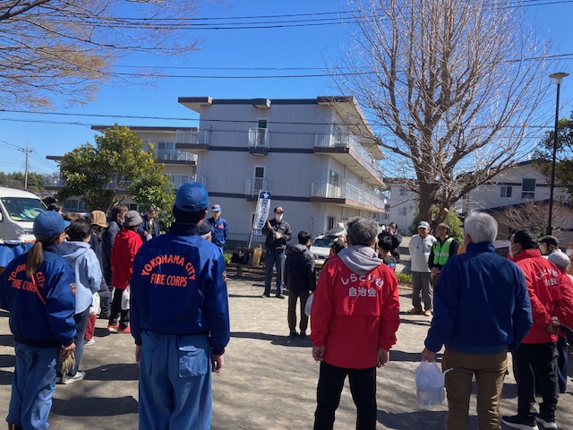 「しらとり台自治会防災訓練」