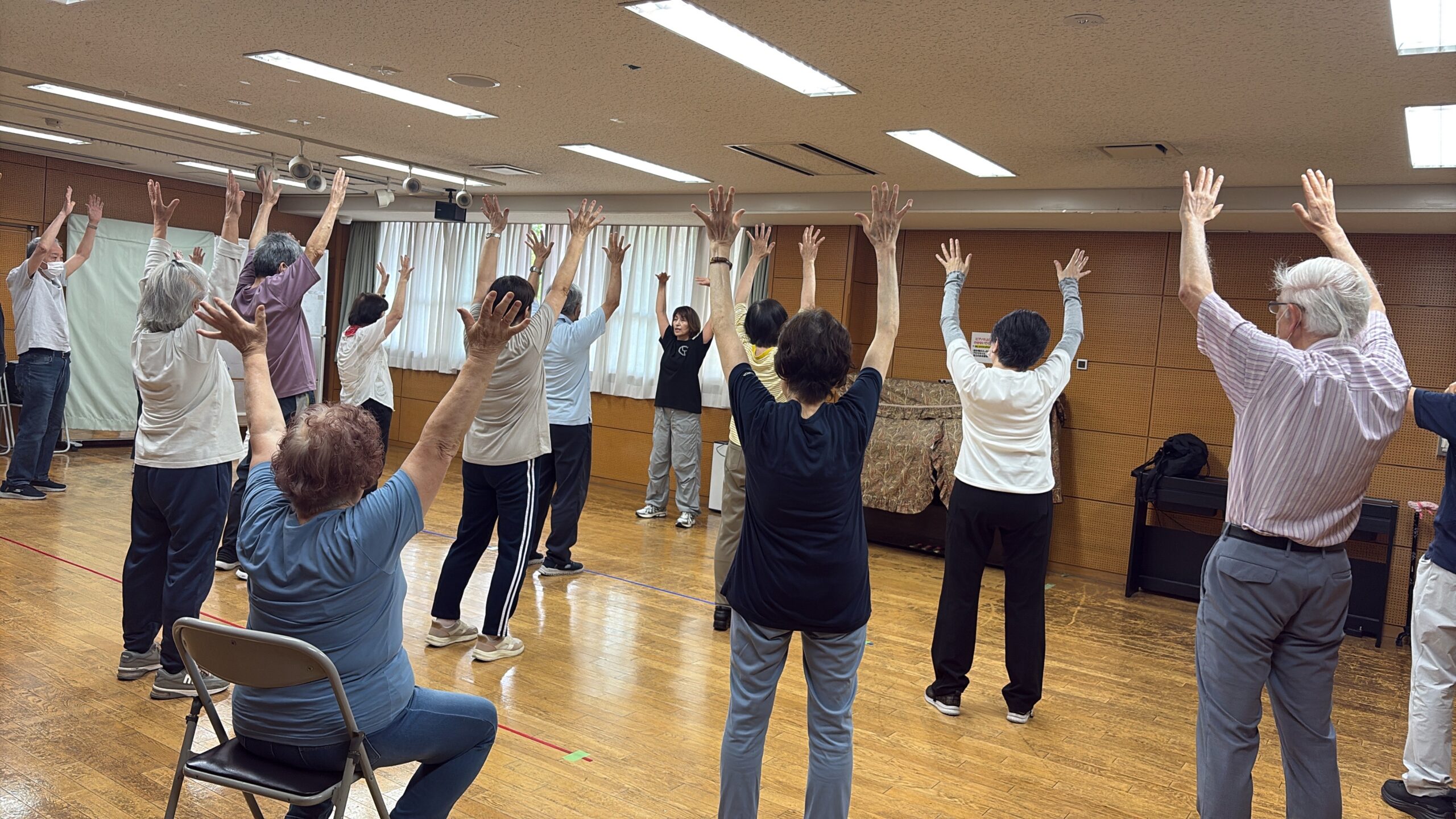「転倒予防体操（一回目）」【保健部】